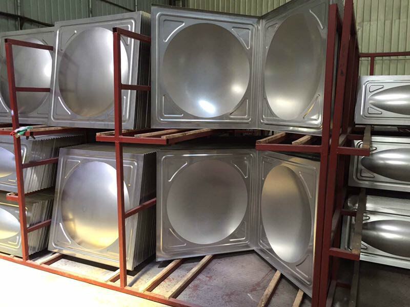 梧州组合式不锈钢水箱，玻璃钢水箱的替代品，梧州不锈钢冲压板组合水箱